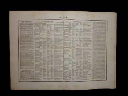 Carte ancienne Gaule indépendante et romaine donnant sa division en 17 provinces atlas de géographie universelle Migeon année 1876 géographie cartographie antiquité Carte ancienne Gaule indépendante et romaine donnant sa division en 17 provinces atlas de géographie universelle Migeon année 1876 géographie cartographie antiquité