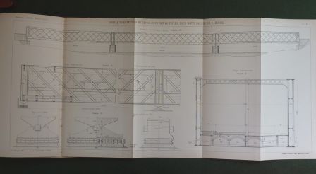 Traité pratique des ponts métalliques Pascal Librairie Polytechnique Béranger 1900 atlas 15 planches sciences techniques ouvrages d’art Traité pratique des ponts métalliques Pascal Librairie Polytechnique Béranger 1900 atlas 15 planches sciences techniques ouvrages d’art