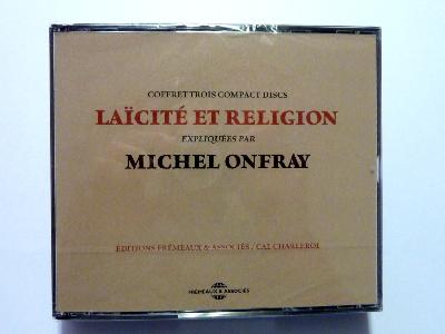 Coffret 3CD Laïcité et Religion conférence de Michel Onfray Frémeaux