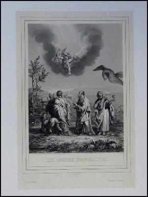 Brispot la vie de N.S. Jésus-Christ par les 4 évangélistes 1853 2 tomes 