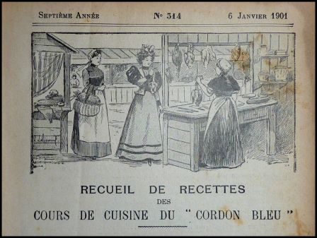 Le Cordon Bleu journal hebdomadaire illustré de cuisine année 1901 reliée Marthe Distel Henri Pellaprat recettes menus gastronomie économie domestique cours de cuisine Le Cordon Bleu journal hebdomadaire illustré de cuisine année 1901 reliée Marthe Distel Henri Pellaprat recettes menus gastronomie économie domestique cours de cuisine