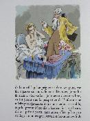 Curiosa Restif de la Bretonne Les faiblesses d'une jolie femme illustrations couleurs Raoul Serres