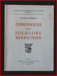Chroniques de folklore berrichon Détharé