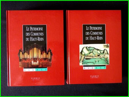 Le patrimoine des communes du Haut-Rhin 2 tomes éditions Flohic 1998 Alsace régionalisme arts monuments architecture