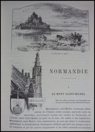 La Normandie Alfred Robida collection la Vieille France ditions de Crmille 1992 dessins lithographies rgionalisme gographie