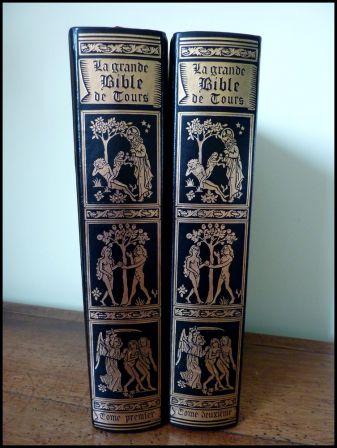 La grande bible de Tours éditions d’art Jean de Bonnot 2 tomes reliés cuir illustrations de Gustave Doré ancien et nouveau testament, oct 2013 La grande bible de Tours éditions d’art Jean de Bonnot 2 tomes reliés cuir illustrations de Gustave Doré ancien et nouveau testament