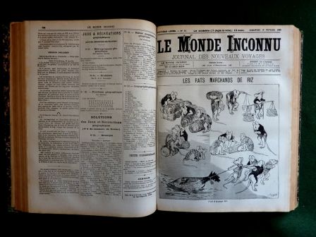 Le monde inconnu journal des nouveaux voyages 1881-1882 première et deuxième années explorations découvertes revues anciennes Jules Verne Charton le magasin pittoresque Le monde inconnu journal des nouveaux voyages 1881-1882 première et deuxième années explorations découvertes revues anciennes Jules Verne Charton le magasin pittoresque