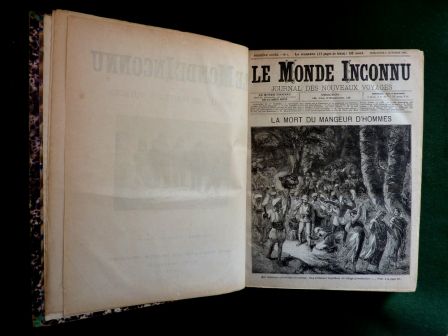 Le monde inconnu journal des nouveaux voyages 1881-1882 première et deuxième années explorations découvertes revues anciennes Jules Verne Charton le magasin pittoresque Le monde inconnu journal des nouveaux voyages 1881-1882 première et deuxième années explorations découvertes revues anciennes Jules Verne Charton le magasin pittoresque