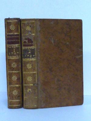 1787 Bibliothèque physico-économique  instructive et amusante ex-libris de J.M.A. Bernigaud de Granges Vicomte de Chardonnet planches sciences 