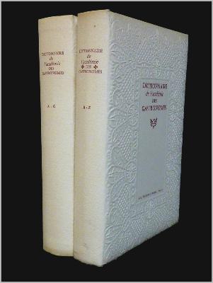 Dictionnaire de l'Académie des Gastronomes éditions Prisma 2 tomes