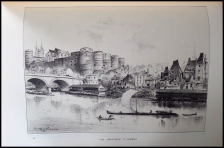 La Touraine et les bords de Loire collection La Vieille France Albert Robida éditions Inter-Livres dessins lithographies régionalisme La Touraine et les bords de Loire collection La Vieille France Albert Robida éditions Inter-Livres dessins lithographies régionalisme