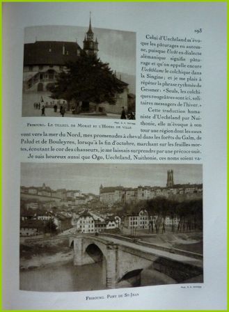 Les mille et une vues de la Suisse Schnegg éditions Larousse 1928 photographies en héliogravure géographie tourisme