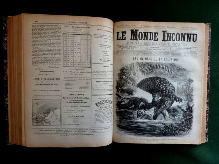 Le monde inconnu journal des nouveaux voyages 1881-1882 première et deuxième années explorations découvertes revues anciennes Jules Verne Charton le magasin pittoresque Le monde inconnu journal des nouveaux voyages 1881-1882 première et deuxième années explorations découvertes revues anciennes Jules Verne Charton le magasin pittoresque
