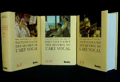 Marc Honegger Paul Prévost Dictionnaire des œuvres de l’art vocal musicologie opéras chants organa messes oratorios cantates madrigaux 