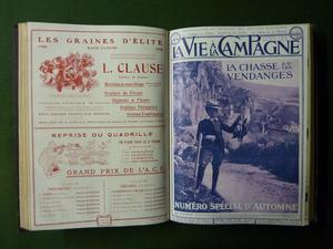 La vie à la campagne 24 revues anciennes reliées année 1908 ruralité élevage agriculture arbori