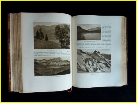 Les mille et une vues de la Suisse Schnegg éditions Larousse 1928 photographies en héliogravure géographie tourisme