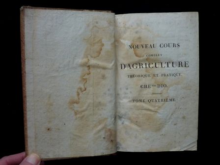 Nouveau cours complet d’agriculture théorique et pratique Jean-Baptiste François Rozier édition Deterville 1809 tome 4 agriculture ruralité planches dictionnaire Nouveau cours complet d’agriculture théorique et pratique Jean-Baptiste François Rozier édition Deterville 1809 tome 4 agriculture ruralité planches dictionnaire