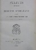 1888 Statuts synodaux du Diocèse d’Orléans Monseigneur Pierre-Hector Coullié église administration ecclésiastique 