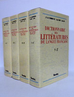 Bordas Dictionnaire des littératures de langue française Alain Rey Daniel Couty J.P. de Beaumarchais 