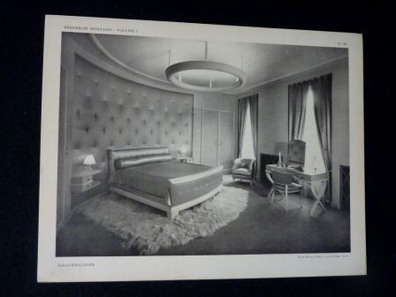 Ensembles mobiliers volume 5 éditions d’art Charles Moreau 48 planches année 1943 arts décoratifs chambres salles à manger bureaux salons
