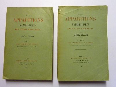 Les apparitions matérialisées des vivants et des morts Gabriel Delanne Librairie Spirite