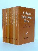 Cahiers Saint-John Perse NRF Gallimard collection littéraire littérature analyse poésie 