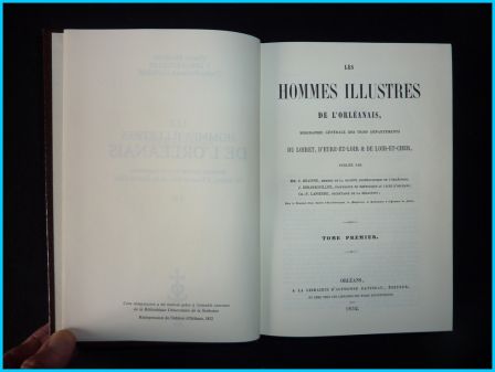 Les hommes illustres de l’Orléanais biographie générale du Loiret d’Eure et Loir et de Loir et Cher Claude Brainne J. Debarbouiller Charles-Ferdinand Lapierre Laffitte Reprints 1979 régionalisme, sep 2013 Les hommes illustres de l’Orléanais biographie générale du Loiret d’Eure et Loir et de Loir et Cher Claude Brainne J. Debarbouiller Charles-Ferdinand Lapierre Laffitte Reprints 1979 régionalisme