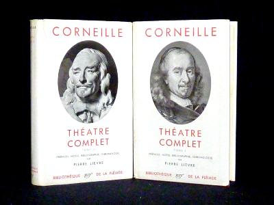 Pierre Corneille Théâtre complet NRF Gallimard Bibliothèque Pléiade collection littéraire 17ème siècle 1