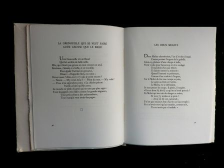 Jean de la Fontaine Fables 3 tomes édition numérotée Roissard Grenoble sur pur chiffon Lafuma des Papeteries de Navarre illustrations de Gabrielle Bouffay littérature animaux Jean de la Fontaine Fables 3 tomes édition numérotée Roissard Grenoble sur pur chiffon Lafuma des Papeteries de Navarre illustrations de Gabrielle Bouffay littérature animaux