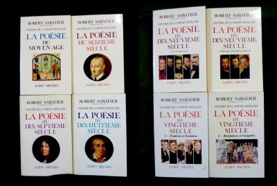 Robert Sabatier Histoire de la poésie française histoire littéraire Albin Michel 