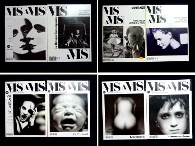 Lot de 8 numéros trimestriels revue Vis-à-vis revue de l’art photographique contemporain sciences et techniques arts visuels curiosa 
