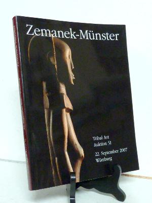 Art tribal catalogue vente aux enchères Zemanek-Münster Würzburg Afrique ethnographie masques statuettes objets rituels sculpture Afrique Polynésie