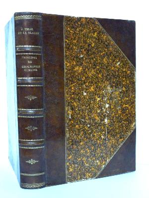 1922 Principes de géographie humaine Vidal de la Blache Emmanuel de Martonne sciences sociales 