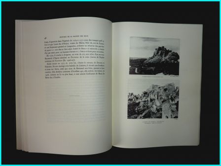 Histoire de la maison des Baux Gustave Noblemaire éditions Laffitte Reprints 1976 tirage 250 exemplaires noblesse de Provence