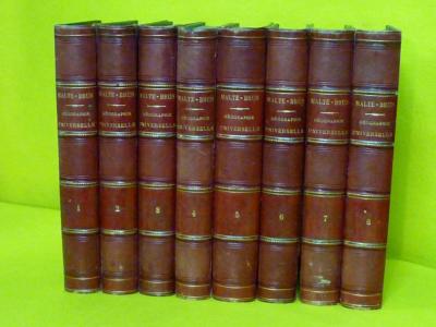 1864 Géographie universelle Malte Brun Cortambert 8 tomes