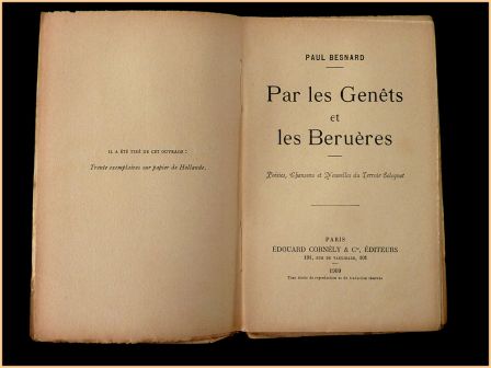 Par les gents et les berures page de titre