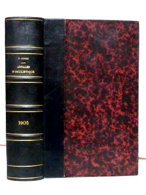 1905 Annales d’oculistique médecine revue médicale ophtalmologie 