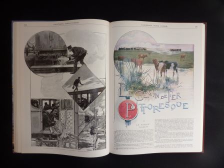 Les chemins de fer les grands dossiers de lIllustration collection histoire dun sicle 1843-1944 Le livre de Paris 1987