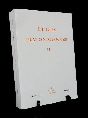 Études platoniciennes Le Timée de Platon Les Belles Lettres philosophie étude littéraires Grèce antique