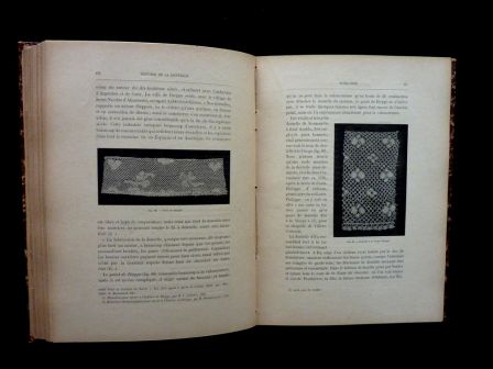 Histoire de la dentelle Bury Palissier Firmin-Didot 1890 broderies aiguilles sciences et techniques ouvrages de dames