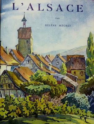 Alsace Hélène Mégret numéroté sur vélin pur fil à la forme