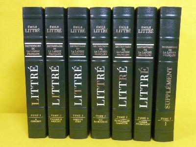 Émile Littré Le dictionnaire de la langue française 6 tomes + supplément