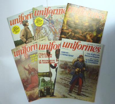 Uniformes Les armées de l'histoire 6 numéros militaria