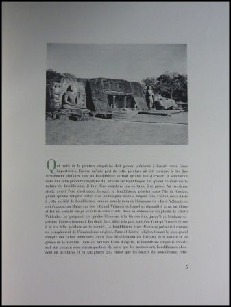 Ceylan peintures de sanctuaires New York Graphic Society 1957 collection UNESCO de lart mondial Inde Asie arts peintures religion bouddhisme