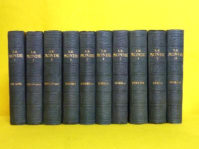 1859 Lostalot-Bachoué Le Monde Histoire de tous les peuples 10 tomes 340 gravures sur acier