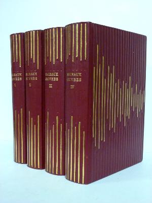 André Malraux Œuvres NRF Gallimard La gerbe illustrée relié cuir sur Vergé
