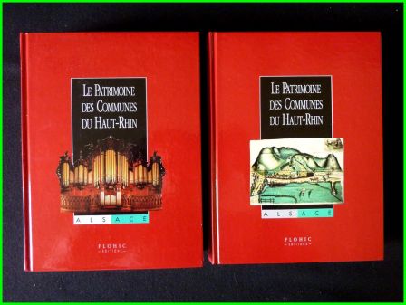 Le patrimoine des communes du Haut-Rhin 2 tomes ditions Flohic 1998 Alsace rgionalisme arts monuments architecture