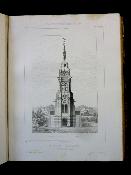1874 Encyclopédie d’architecture Librairie Centrale d’Architecture Morel & Cie planches monuments édifices techniques constructions 