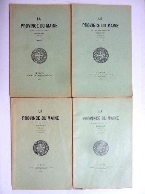 1955 La province du Maine Revue de la Société Historique histoire locale Sarthe régionalisme 