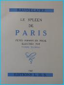 Baudelaire le spleen de Paris LHS 1945